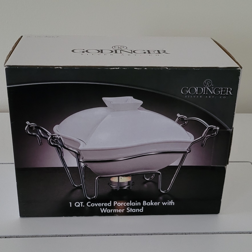 1 Qt. Covered Baker with Warmer Stand